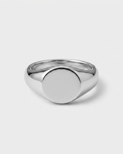 Round Signet Ring For Men