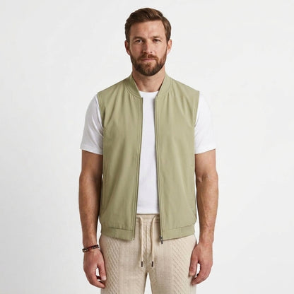 Ultra-Thin Zip-Up Gilet For Men