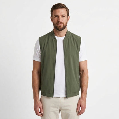 Ultra-Thin Zip-Up Gilet For Men