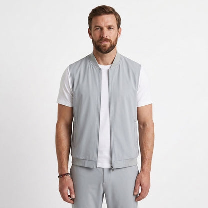 Ultra-Thin Zip-Up Gilet For Men