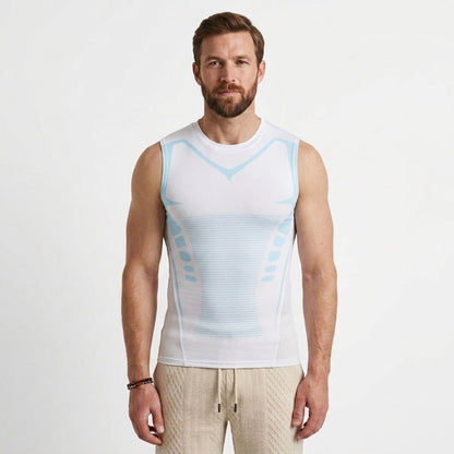 Sleeveless Compression Shaping Top For Men