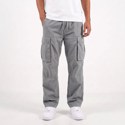 Relaxed Cargo Trousers With Side Pockets For Men