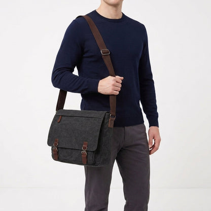Adjustable Strap Shoulder Bag For Men