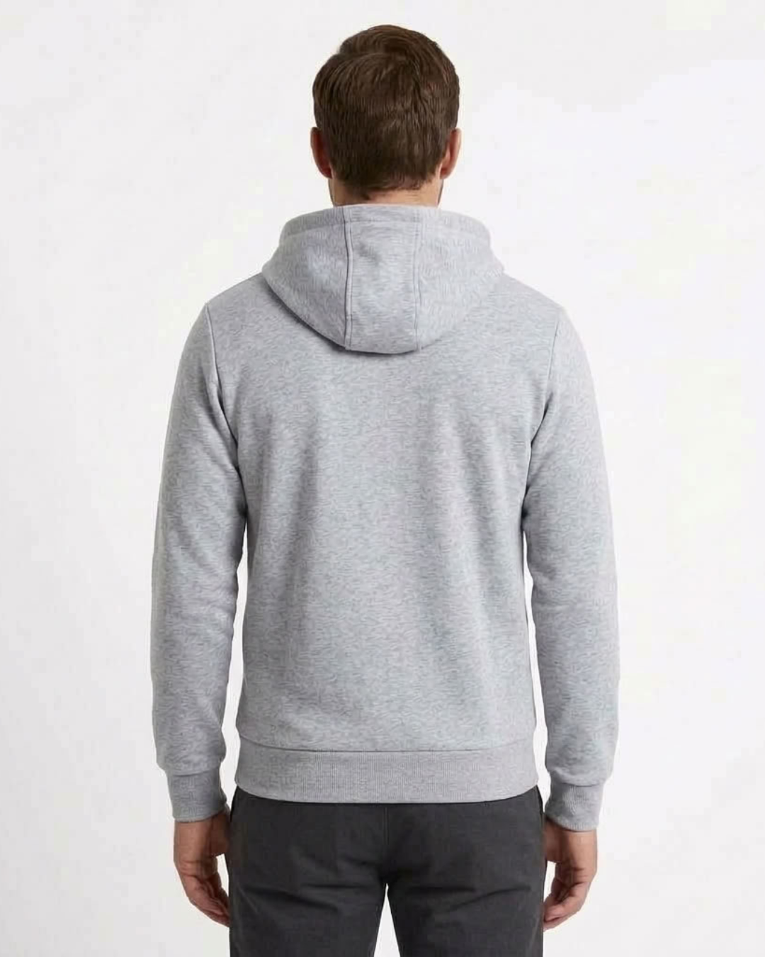 Windproof Zip-Up Hooded Sweatshirt For Men