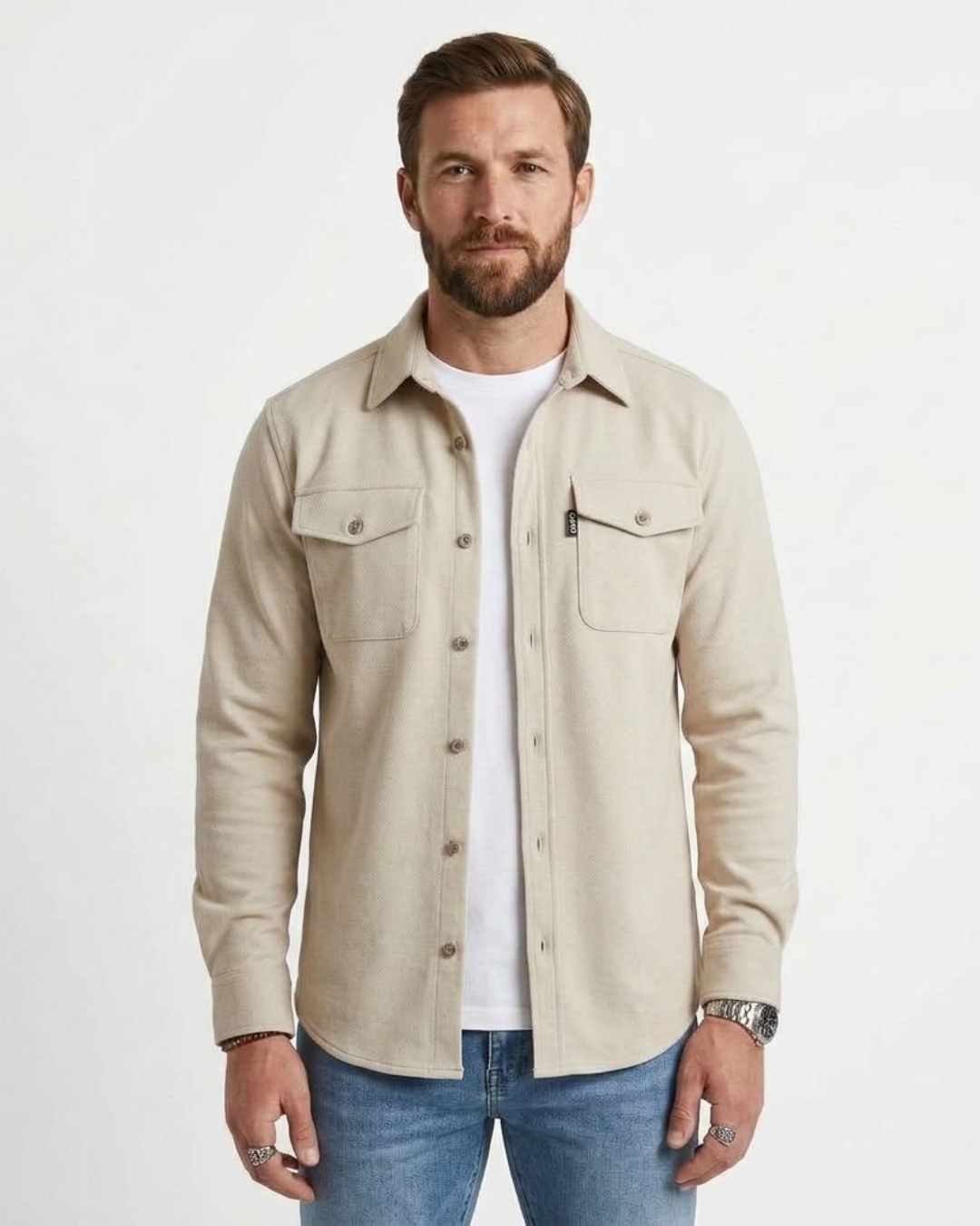 Versatile Overshirt Jacket For Men