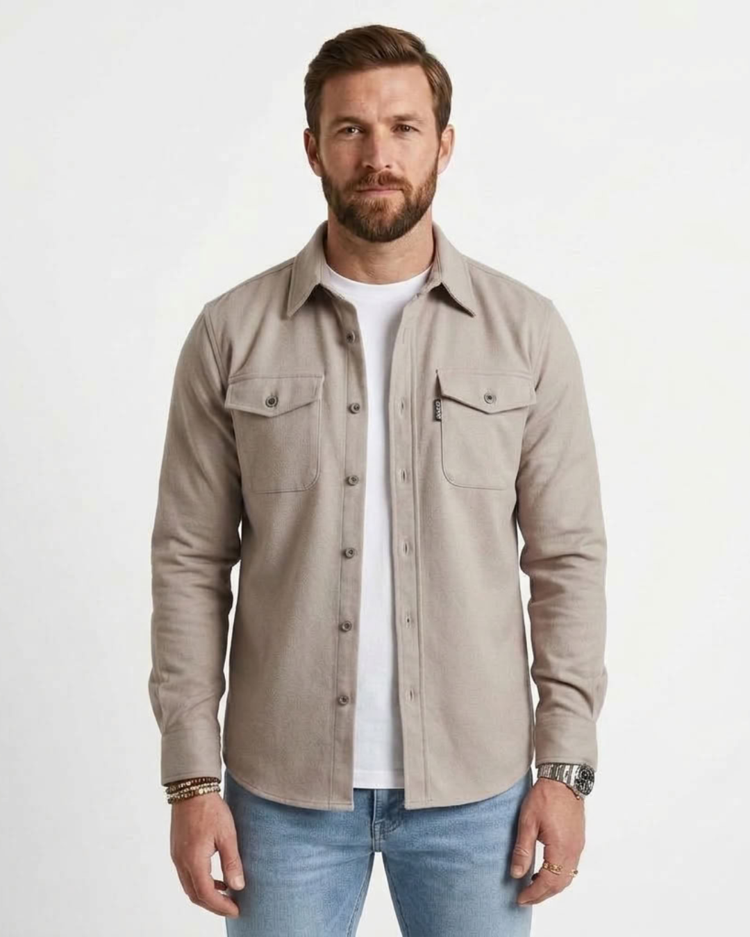 Versatile Overshirt Jacket For Men