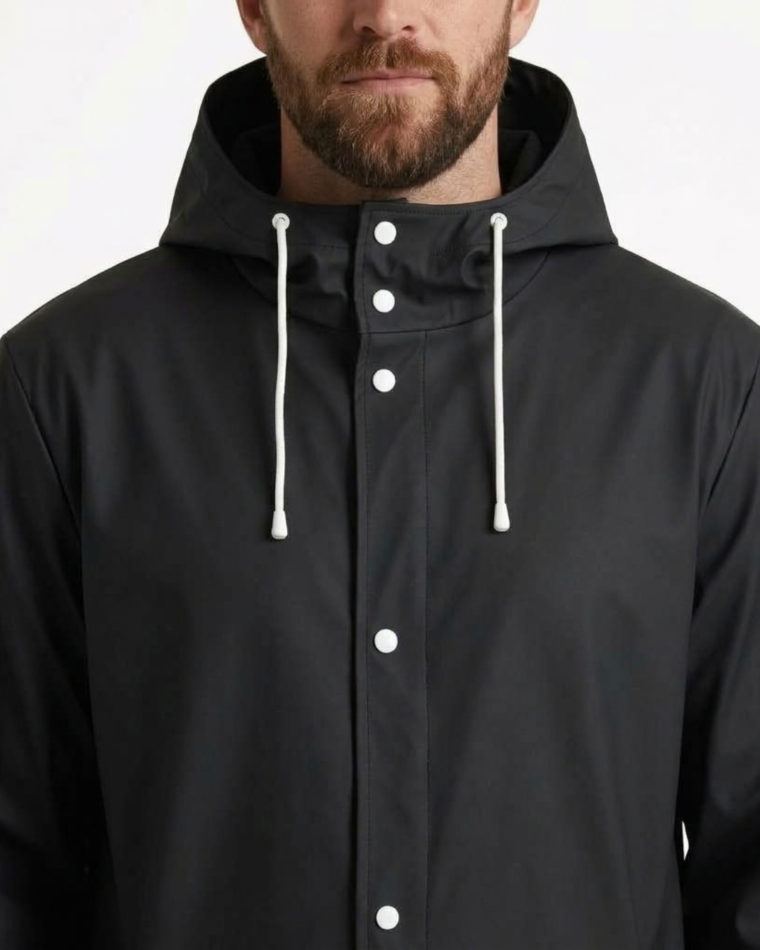 Water-Repellent Hooded Mackintosh For Men