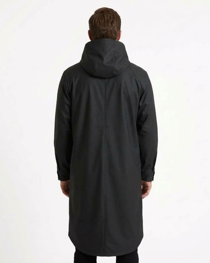 Water-Repellent Hooded Mackintosh For Men