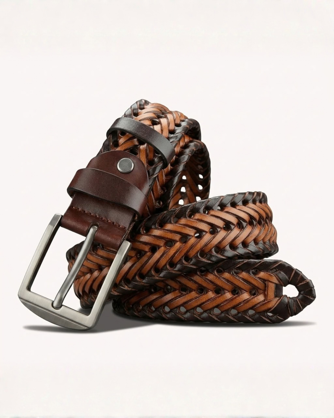 Braided Adjustable Belt For Men